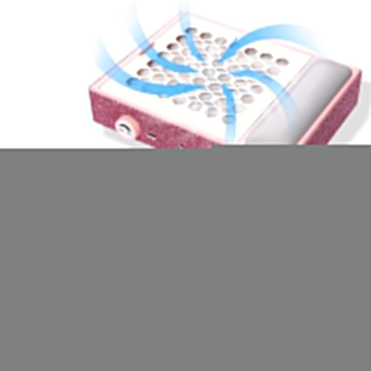 CHRISTINE SHELLY UV LED 96W Nail Lamp Gel Polish Light with 4 Timer Setting Plug-in Quick Dry Curing Lamp Pink & Nail Dust Collector Reusable Filters Powerful Vacuum Fan with Hand Pillow Pink