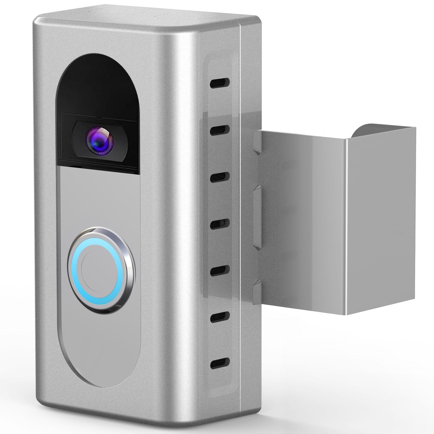 KIMILAR Anti-Theft Video Doorbell Mount Compatible with Ring/Blink Wireless Video Doorbell, Adjustable Mounting Bracket Accessories for Houses, Apartments, Businesses, Not for Security Door