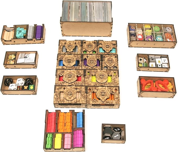 TowerRex Organizer for Root Board Game and Underworld Riverfolk Marauder Clockwork Expansions Storage Insert Accessories Upgrade