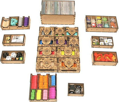 TowerRex Organizer for Root Board Game and Underworld Riverfolk Marauder Clockwork Expansions Storage Insert Accessories Upgrade