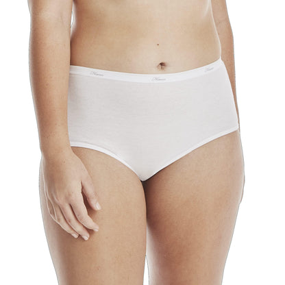 Hanes Womens Cotton Value Pack, 10-pack, Assorted (Colors May Vary) Briefs-underwear, Solid/Print Mix, 8 US