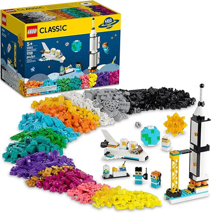 LEGO Classic Space Mission 11022 Building Set Includes 10 Space Toy Mini Builds in 1 Playset for Ages 5+ (1700 Pieces)