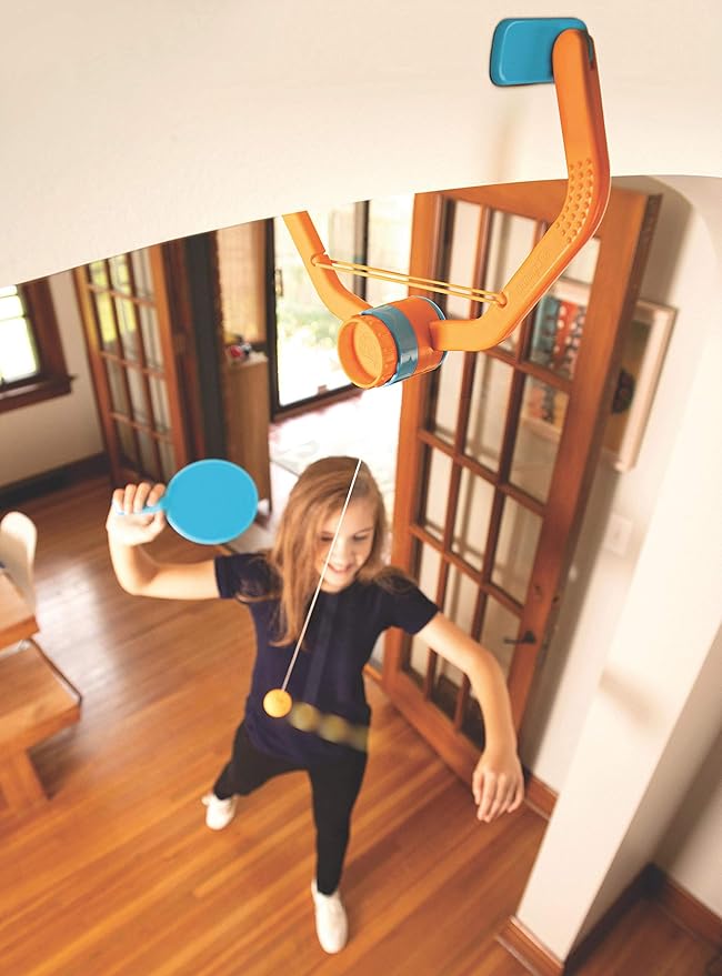 Fat Brain Toys Door Pong Door Ping Pong Game Active Play for Kids Ages 6+