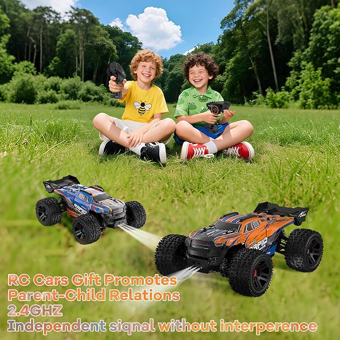 Nikuku Remote Control Car High Speed All Terrain Off Road Fast RC Cars with 2.4 GHz1:20 Scale Max 38 KPH 4WD Electric RC Truck Toys Christmas Birthday Gifts for Adults &amp Teen Boys