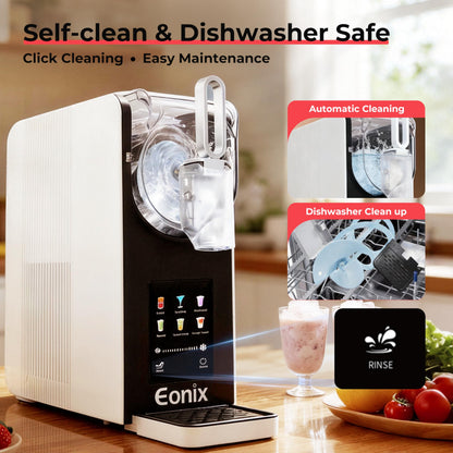 Slushie Machine No Ice Needed,64OZ Slushy Machine for Home with Auto-Clean Function,Commercial Frozen Drink Maker,6 Pre-Set Programs,LED Display,Frozen Margaritas,Frappés,Milkshake ﻿