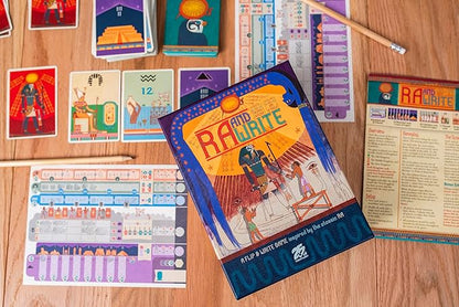RA by 25th Century Games – Ancient Egyptian Theme Auction and Set-Collection Board Game for 2-5 Players and Ages 12+