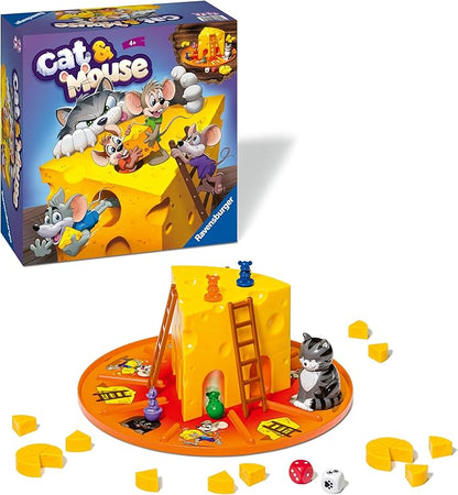 Ravensburger Cat &amp Mouse Board Games for Children Age 4 Years Up - 2 to 4 Players - Kids Gifts