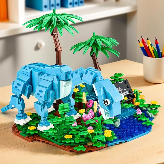 BNG Dinosaur World Building SetJurassic Animal Building Collection Toys Gifts for Adults(541PCS)