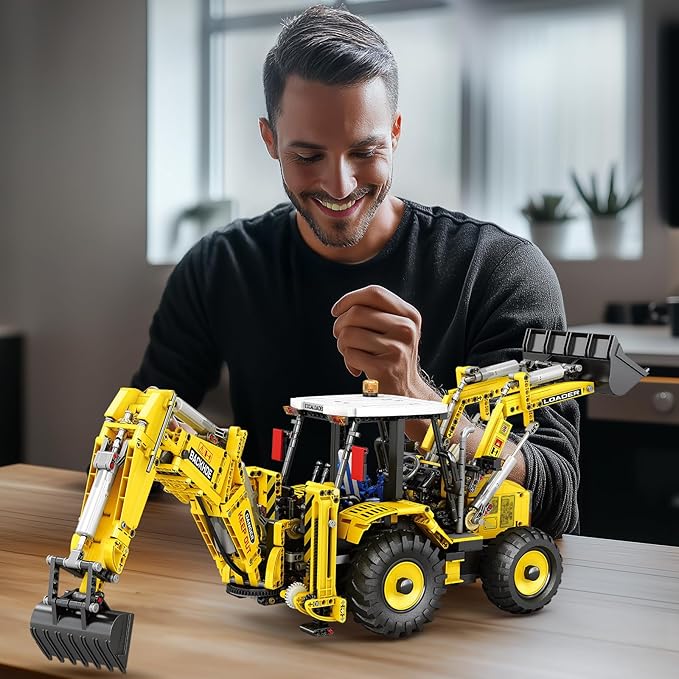 Reobrix Loader Building Set Toy Excavator 22018 Excavator Toy 2231 Construction Toys Building Toys for Adults