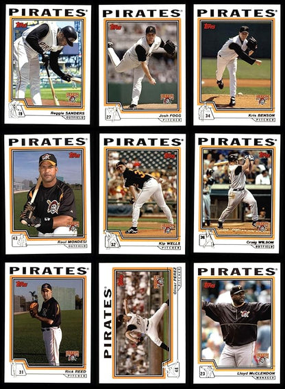 Topps 2004 Complete Set Maor League Baseball Cards Inc Series 1 &amp 2 732 Cards 5 Rookie Cards