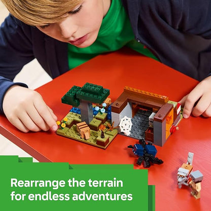 LEGO Minecraft The Armadillo Mine Expedition Toy Figures and Playset - Building Minecraft Toy for Kids Boys and Girls Ages 8+ - with Gaming Figures for Pretend Play - Gift Idea for Birthdays - 21269
