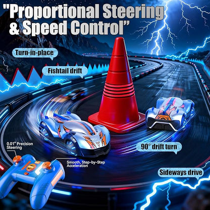 Drift Spherical RC Car Blitz Wheeler Toy for Teens and Adults with Proportional Speed &amp Steering Fishtail Drift Sideways Drive 360° Spins — A Fantastic Gift for Racing Fans