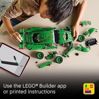 LEGO Technic Porsche 911 GT3 R Rexy AO Racing Car Building Toy for Boys &amp Girls - Car Toy W/Realistic Steering &amp 6-Cylinder Engine for Kids &amp Auto Fans Ages 11+ - Gift Idea for Birthdays