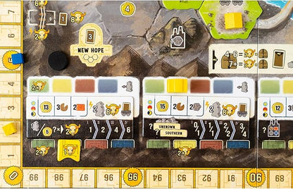 Capstone Games Boonlake Euro Strategy Board Game for 1-4 Players – Hand Management Engine Building Resource Planning Territory Development Strategic Solo &amp Competitive Fun – 90 Min | Ages 14+