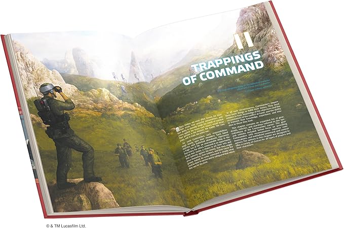Asmodee Star Wars: Age of Rebellion Roleplaying Game Lead by Example SOURCEBOOK - New Specializations Species &amp Mass Combat Rules RPG for Teens &amp Adults Ages 14+ 3-5 Players