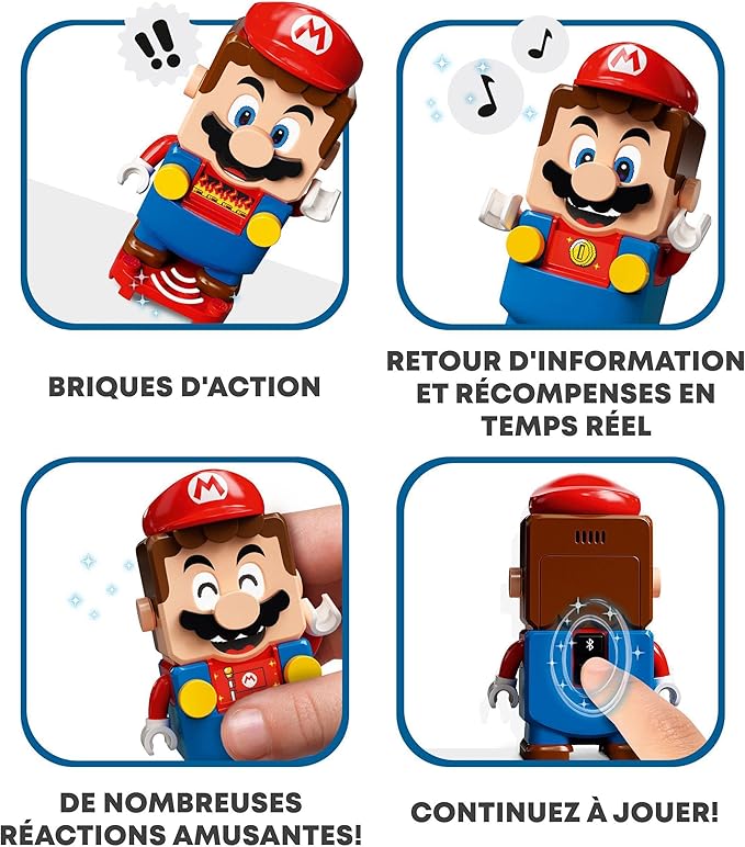 Lego Super Mario Adventures with Mario Starter Course Set Buildable Toy Game Collectible Gifts for Kids Boys &amp Girls 6 Plus Year Old with Interactive Figure 71360