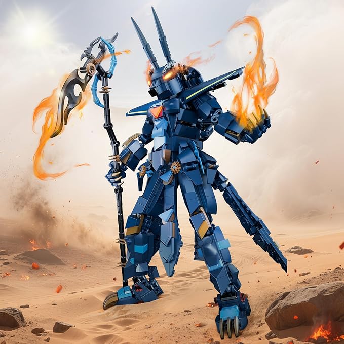 BNG Mech Building Sets for AdultsRobot Models Kits Collectible ToyCool Mecha Building BlocksCreative Gift for Teens Boys 8+ (997 PCS)