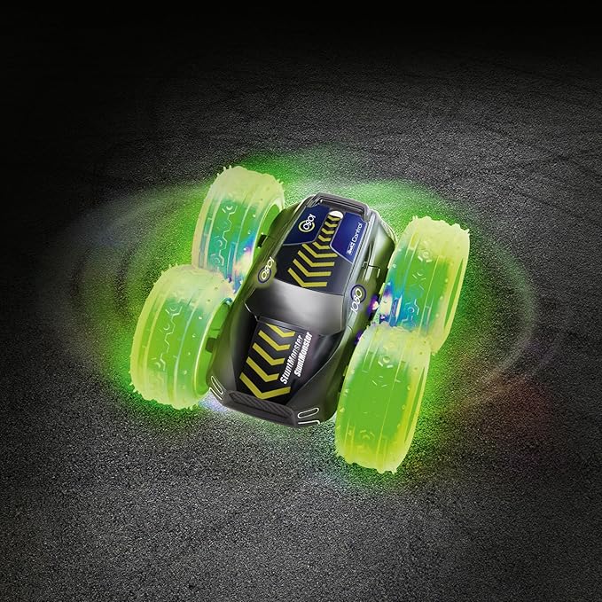 Revell Control 23509 RC Car Stunt Monster 1080 Mini 2.4GHz 4WD 4WD with Rollover Function Reversible tire with LED Remote Controlled car 24cm
