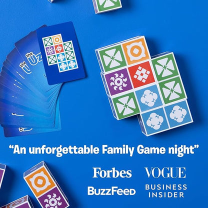The Uzzle 3.0 Board Game Family Board Games for Children &amp Adults Block Puzzle Games for Ages 4+