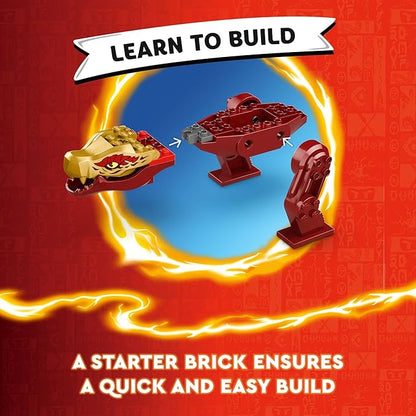 LEGO NINJAGO Kai’s Source Dragon Battle Adventure Playset with Buildable Model and 4 Posable Ninja Action Figures Toddler Ninja Toy Ninja Gift Idea for Kids Boys and Girls Ages 4 and Up 71815