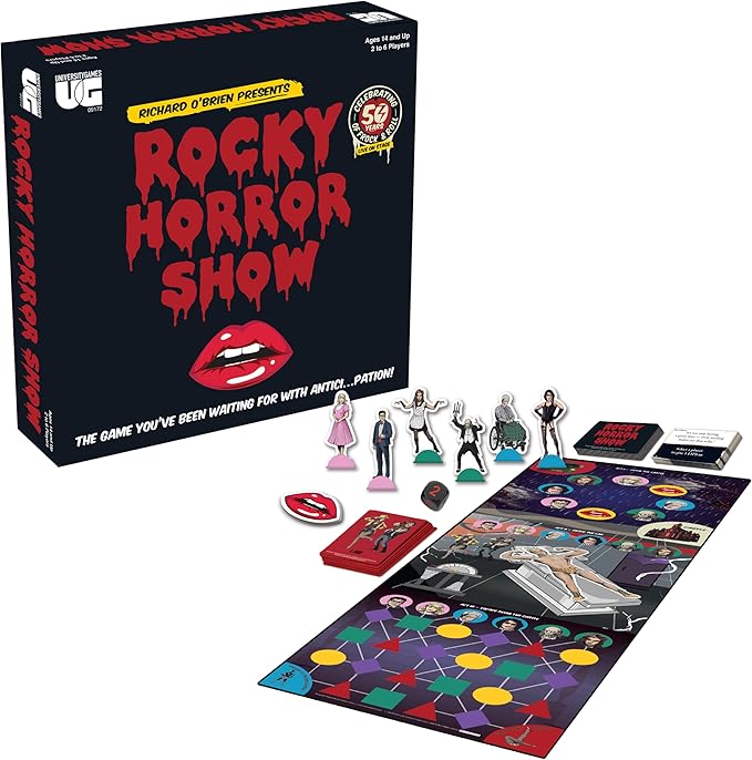 University Games Rocky Horror Show Party Game for Lovers of Rocky Horror Picture Show Ages 12 and Up