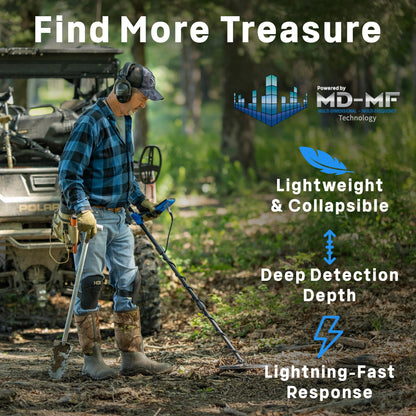 Garrett Metal Detectors Vortex VX5 - Made in the USA - Professional Metal Detector for Adults - Waterproof to 16 ft, 8.5” x 11” Searchcoil, Lightweight 2.9 lbs, Upgradable for Enhanced Performance