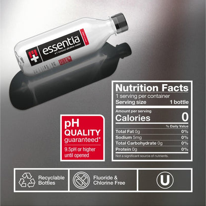 Essentia Water, Water Ionized Alkaline, 12 Fl Oz, 12 Pack