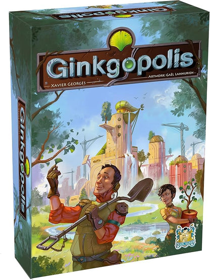 Ginkgopolis Board Game | Competitive Worker Placement Strategy Game for Adults and Kids | Ages 10+ | 1-5 Players | Average Playtime 45 Minutes | Made by Pearl Games