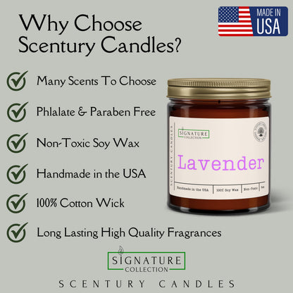 Citrus Sunshine Scented Candle, Many Scents to Choose from, All Natural Non-Toxic Soy Wax, Handmade in The USA (Citrus Sunshine)