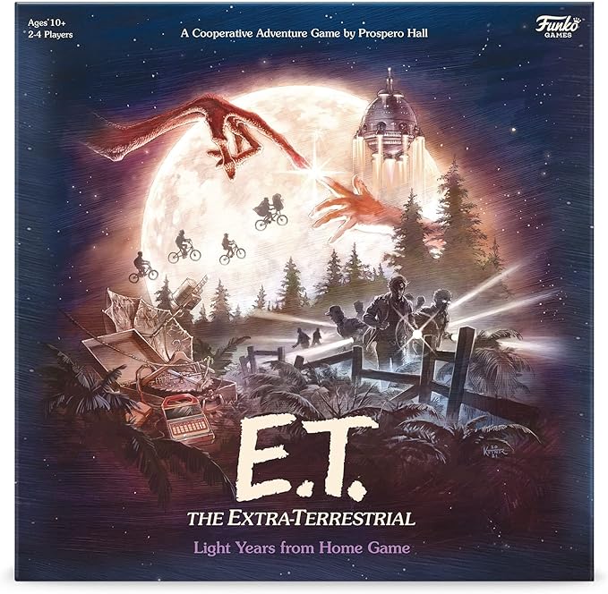 Funko ET The Extra-Terrestrial: Cooperative Family Board Game Ages 10 and Up 2-4 Players