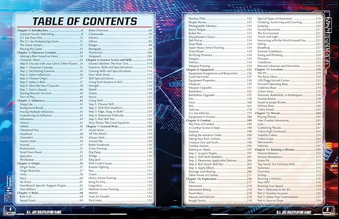 Renegade Game Studios Game Studios G.I. Joe RPG Core Rulebook Full-Color Hardcover Tabletop Game with Character Creation