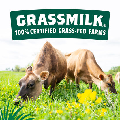 Organic Valley Gourmet Grassmilk Raw Organic Cheddar Cheese Block — Grass-Fed, No Added Hormones — 8 Oz