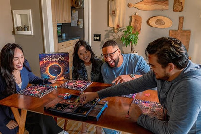 Crafting The Cosmos Board Game - Build The Galaxy with Stellar Resource Management! Sci-Fi Strategy Game for Kids &amp Adults Ages 14+ 2-4 Players 60-90 Minute Playtime Made by Office Dog