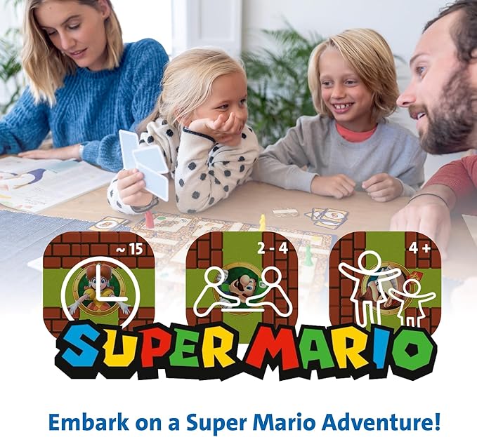 Ravensburger Super Mario Labyrinth Board Game - A Strategic Maze Challenge for Family Nights - Great Birthday Gift - 2-4 Players - Kids Ages 7-10 and Older