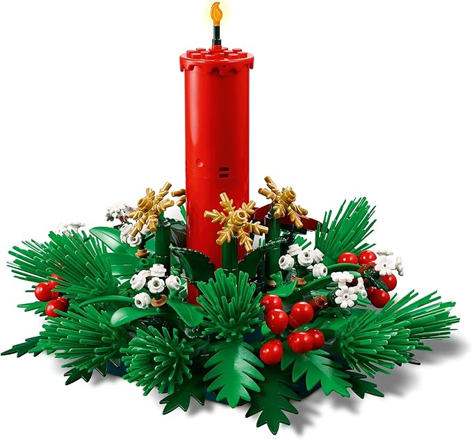 Lego 40743 Christmas Table Decoration Toy Birthday Present Blocks Girls Boys Children 12 13 14 Years Old Elementary School Mom Father Painting Art