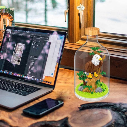 Creative Insect Friend SetAdults Mini Animals Building SetParty Favors Gift for FriendsNature Lovers Office Home Decor Mini Bugs Building BlockNew Year Birthday Gift for Family(Beetle)