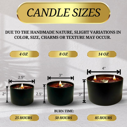 Graveyard Dirt Spiritual Spell Candle for Necromancy, Protection and Banishing|Remove hexes and Bad luck | All Natural & Organic Coconut Wax Candle for House Energy Cleansing Purification (4oz)