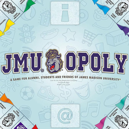 Late For The Sky: JMU-Opoly - James Madison University Themed Family Board Game Opoly-Style Traditional Play Or 1 Hr Version Ages 8+ 2-5 Players
