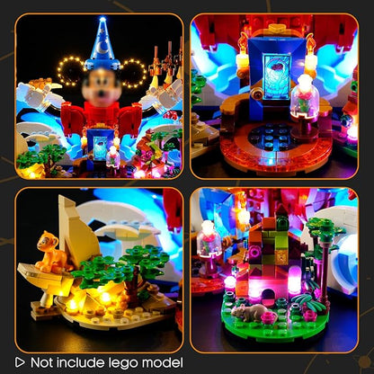 LIGHTAILING Light for Lego-21352 Magic of Disney - Led Lighting Kit Compatible with Lego Building Blocks Model - NOT Included The Model Set