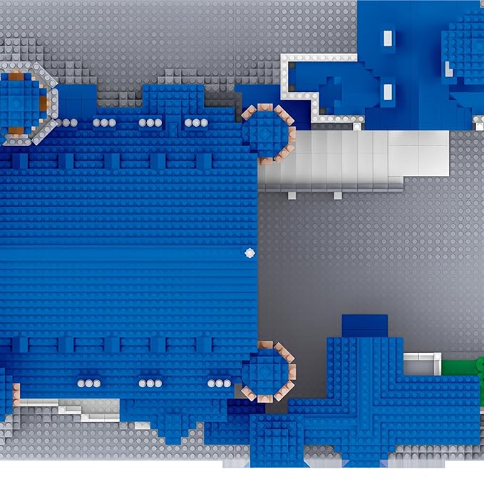 Huge Swan Stone Castle Micro Mini Blocks – 10000pcs Challenging Building Set High-Difficulty 3D Puzzle Ultimate Achievement Cool Decorative Piece Perfect Time-Killer
