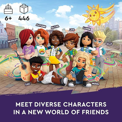 LEGO Friends Newsroom Van 41749 Building Toy Set Creative Fun for Ages 6+ Includes Accessories So Kids Can Pretend to Film and Report The News A Fun Birthday Gift for Kids Who Love Role Play