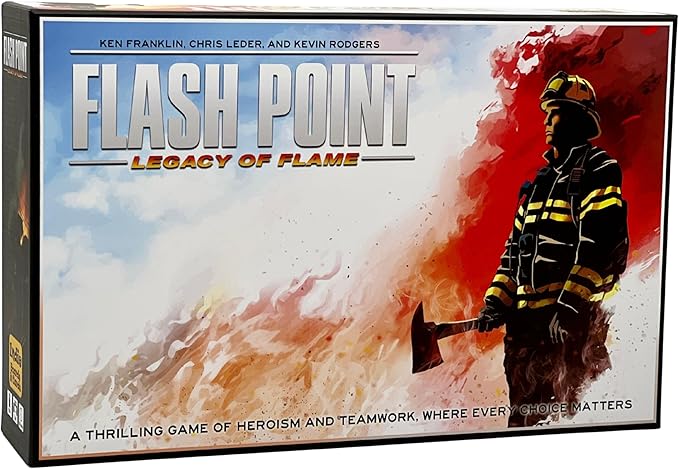Flash Point: Legacy of Flame Board Game – Cooperative Legacy Game for 1–6 Players Ages 10+ 60-Min Campaign Play – Firefighter Strategy Game by Indie Boards &amp Cards