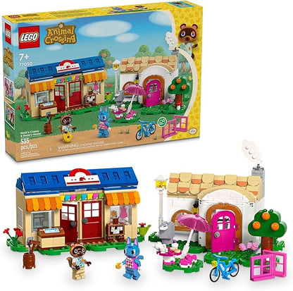 LEGO Animal Crossing Nook’s Cranny &amp Rosie's House Buildable Video Game Toy for Kids Includes 2 Animal Crossing Toy Figures Birthday Gift Idea for Girls and Boys Aged 7 and Up 77050