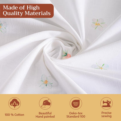 Maison d' Hermine Table Cloth Square Table 100% Cotton 60 x 60 Inches Tablecloth Reusable Decorative for Dining Kitchen Room Farmhouse Home Gifts for Mothers Day Spring Summer - Bunny Party
