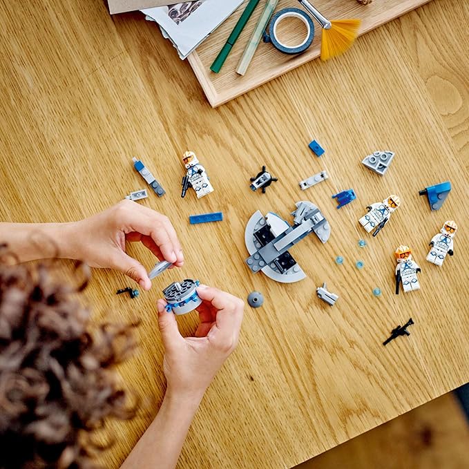 LEGO Star Wars 332nd Ahsoka’s Clone Trooper Battle Pack 75359 Building Toy Set with 4 Star Wars Figures Including Clone Captain Vaughn Star Wars Toy for Kids Ages 6-8 or any Fan of The Clone Wars