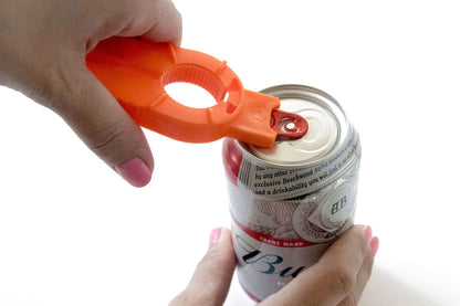BRENIUM 2-pack Multifunctional Bottle and Can Opener, Plastic Water Bottles, Twist-Off, Pull Tab Soup, for Weak Hands, Seniors, Elderly, Rheumatoid Arthritis, Botle Gripper, Ergonomic Lid Seal Remover