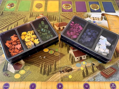 Stonemaier Games: Viticulture Essential Edition (Base Game) by Jamey Stegmaier | Create The Most Prosperous Tuscan Vineyard | Strategy Board Game for Adults and Family | 1-6 Players 90 Mins