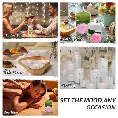 Candle Sand With Wicks, Pearled Candle Wax for DIY Candles Making, 18Oz Refillable Beads Wax Non-Toxic Natural Sand Beaded Waxs Customized Pearled Candles Making For Home Decoration Wedding Party