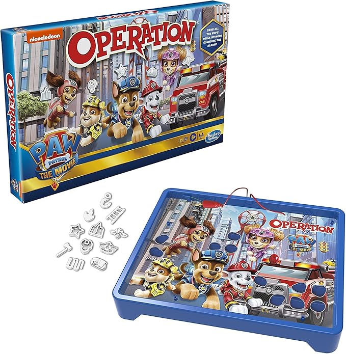 Operation Game: Paw Patrol The Movie Edition Board Game for Kids Ages 6 and Up Nickelodeon Paw Patrol Game for 1 or More Players