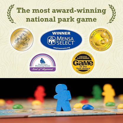 Underdog Games Trekking The National Parks - Award-Winning Family Board Game for Kids Ages 10+ - Easy to Learn Fun Activities for 1-5 Players Great for Family Bonding &amp for National Parks Lovers